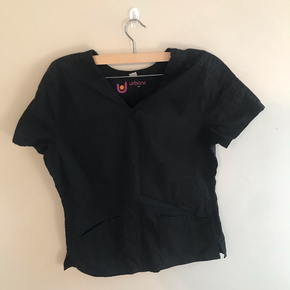 Black Scrub Top